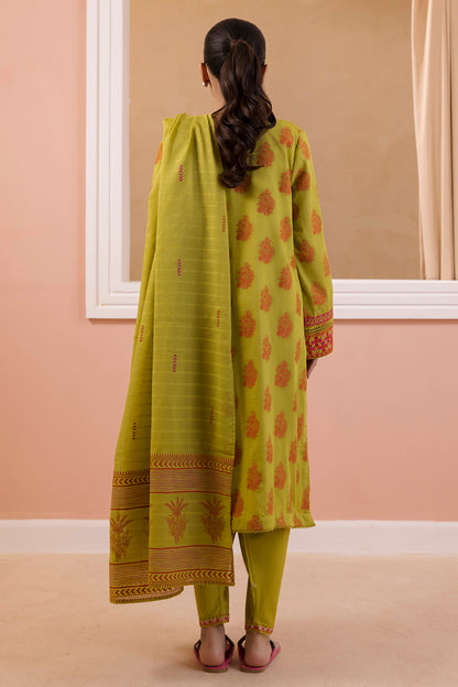 Embroidered Kurta Dupatta Trouser - 1251