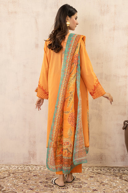 Embroidered Kurta Dupatta Trouser - 1267