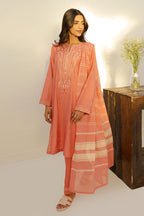 Embroidered Kurta Dupatta Trouser - 1272