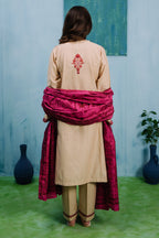 Embroidered Kurta Dupatta Trouser - 1273