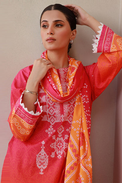 Embroidered Kurta Dupatta Trouser - 1335