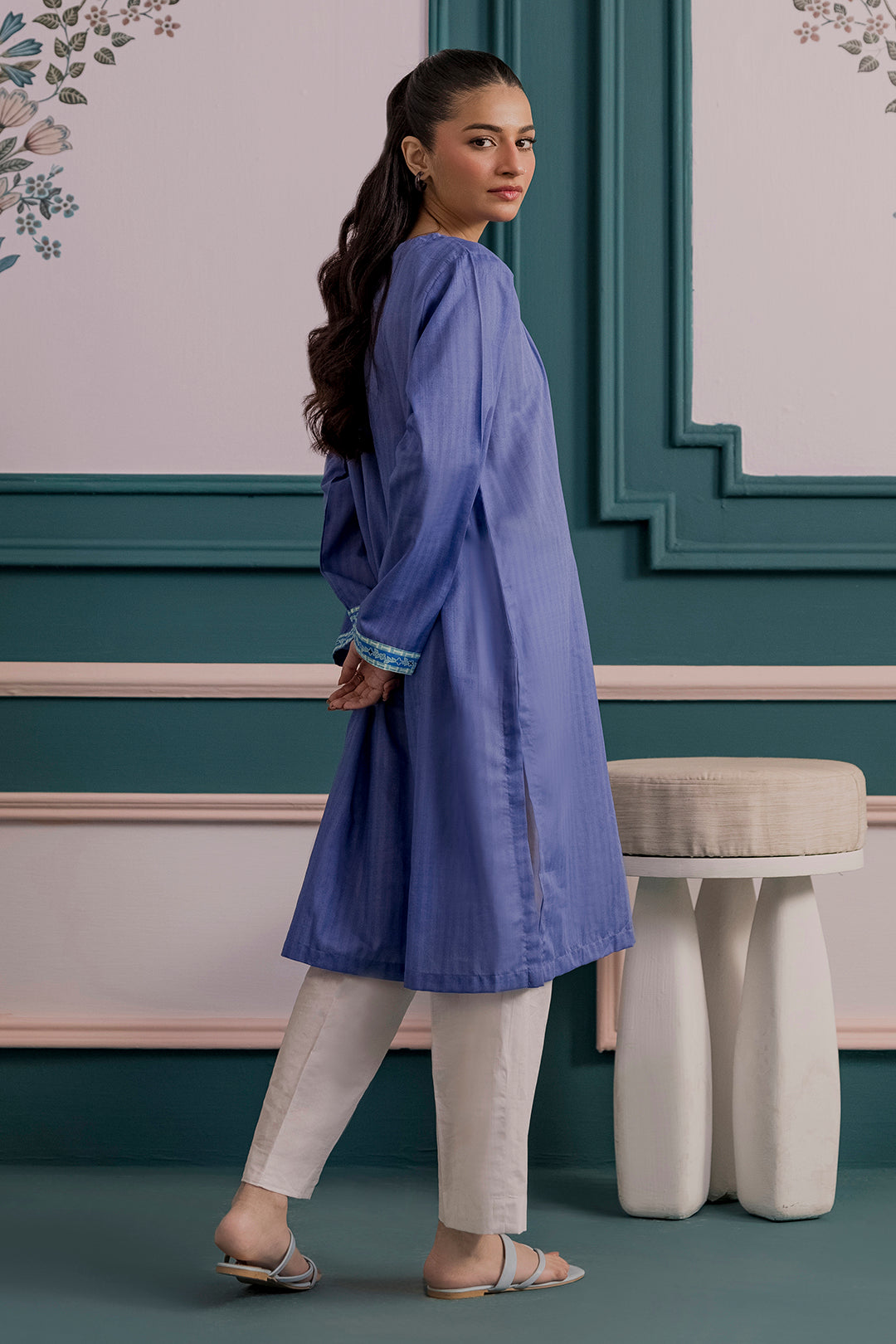 Embroidered Kurta - 2293