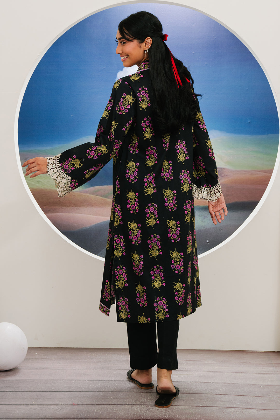 Embroidered Kurta - 2798
