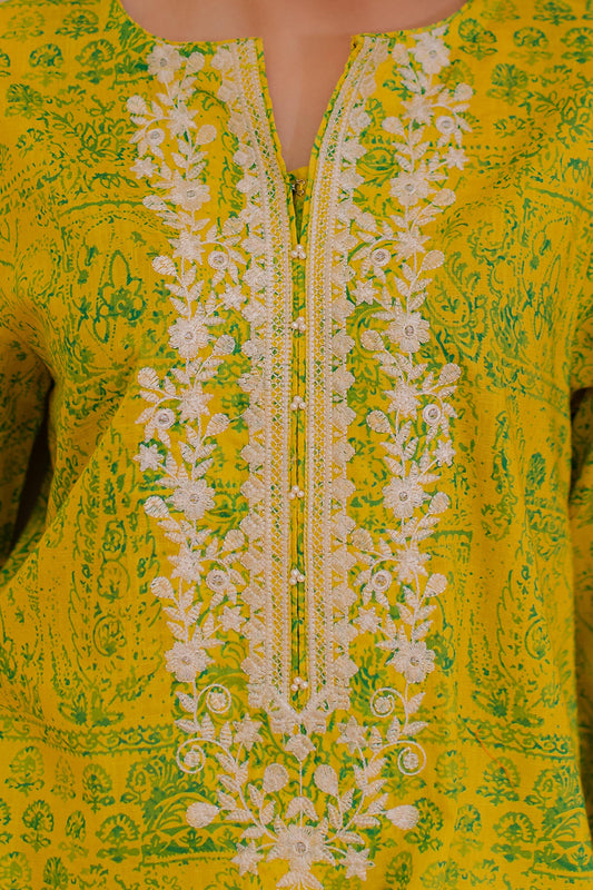 Embroidered Kurta - 2845