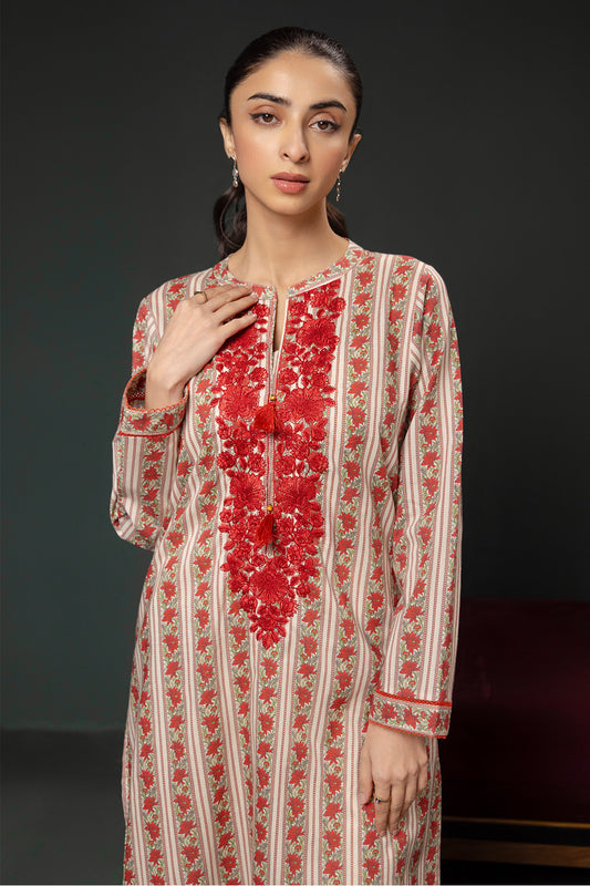 Embroidered Kurta - 2864