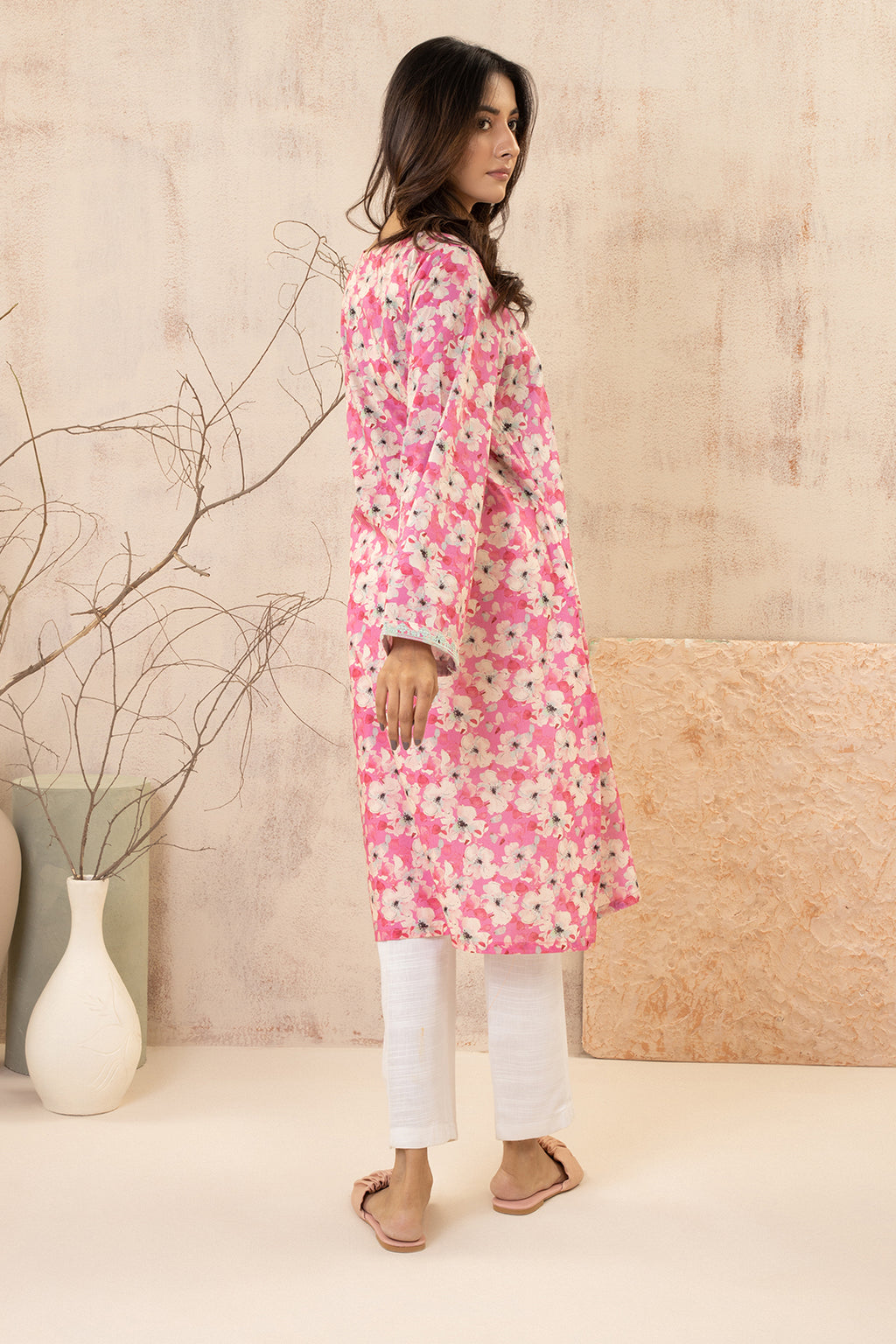 Embroidered Kurta - 2865