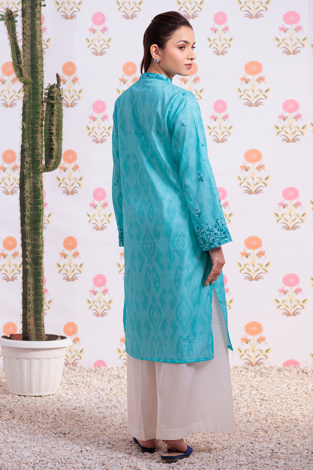 Embroidered Kurta - 2875