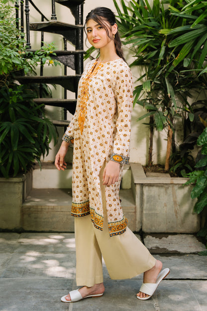 Embroidered Kurta - 2896