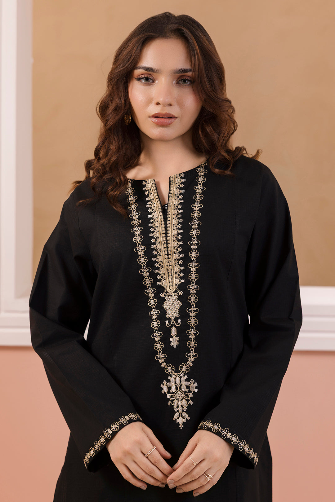 Embroidered Kurta - 3187