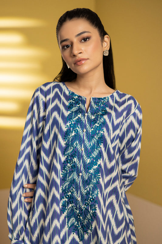 Embroidered Kurta - 3188