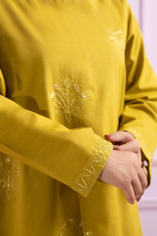 Embroidered Kurta - 3235