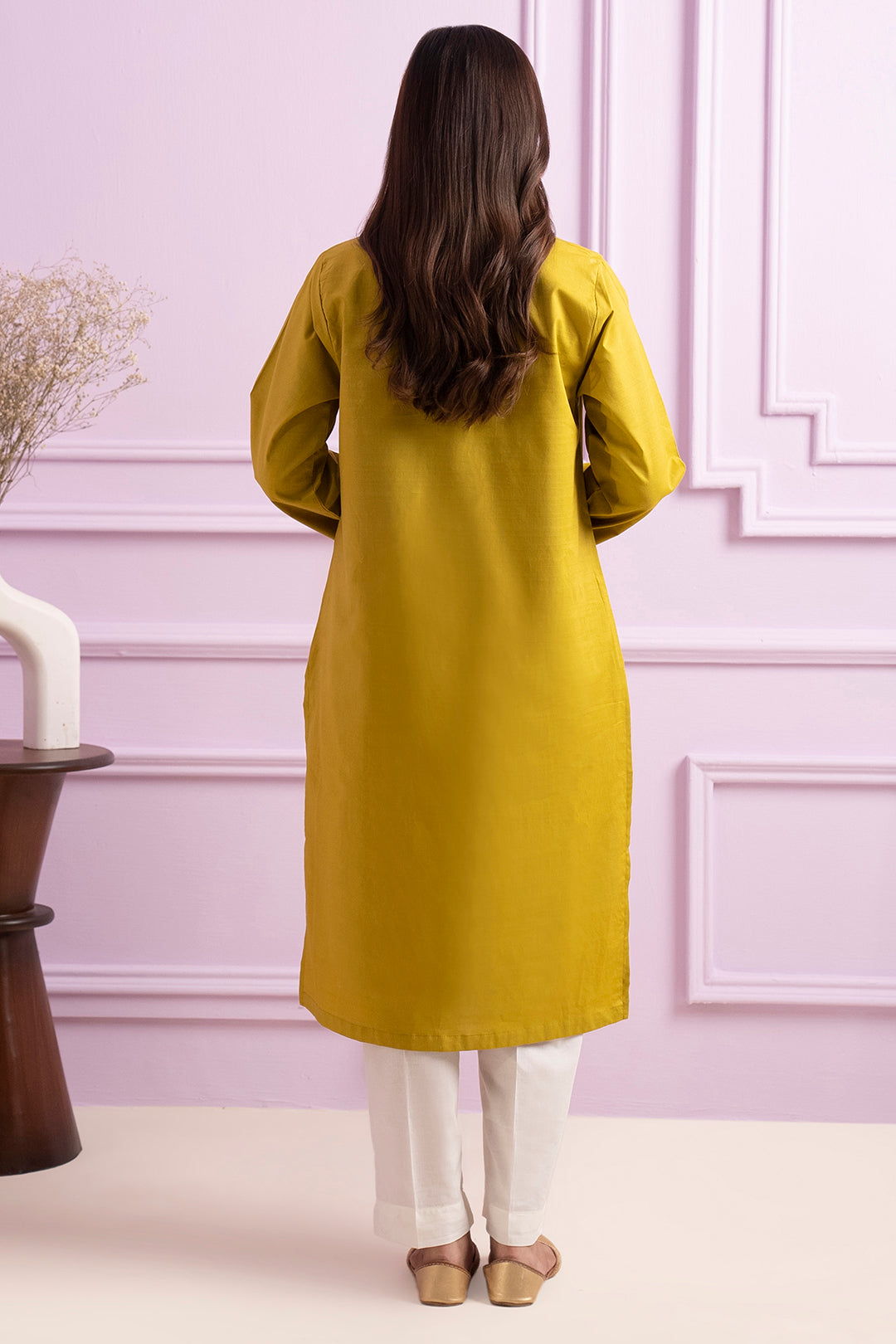 Embroidered Kurta - 3235