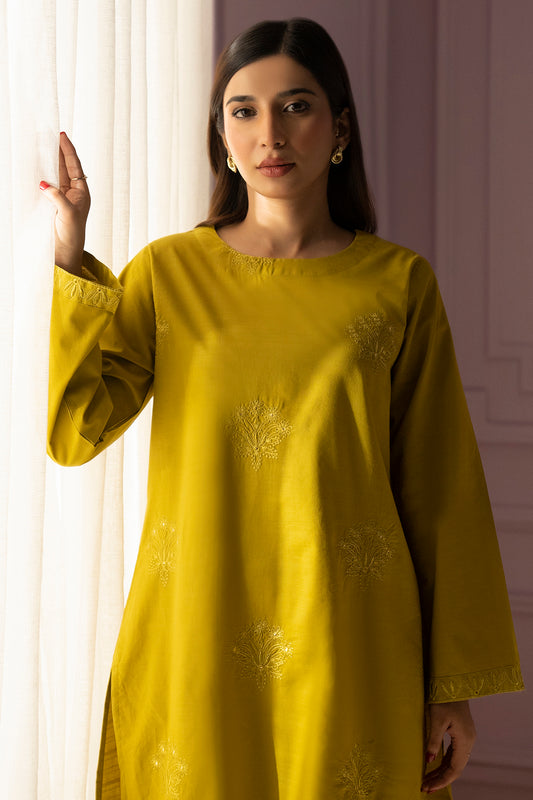 Embroidered Kurta - 3235