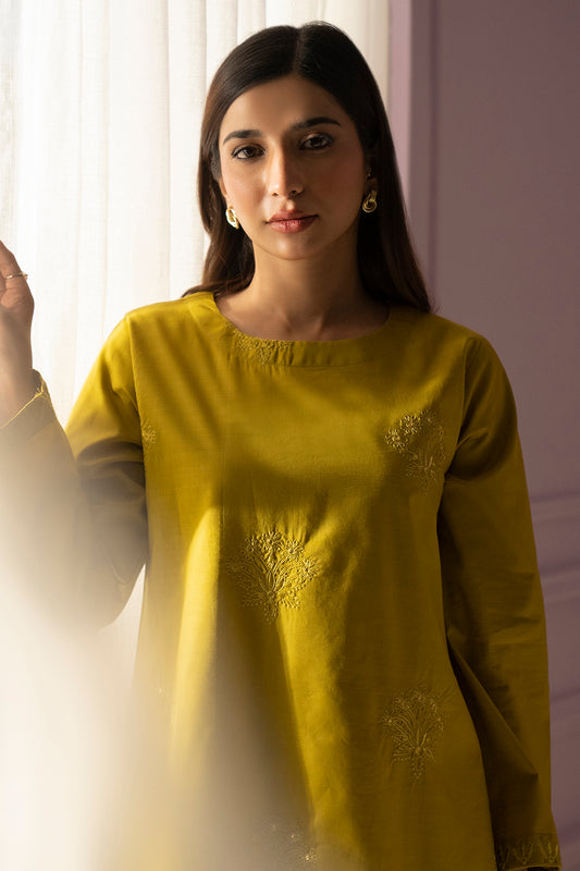 Embroidered Kurta - 3235