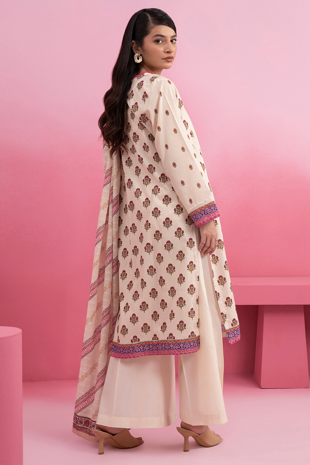 Embroidered Kurta Dupatta - 2820