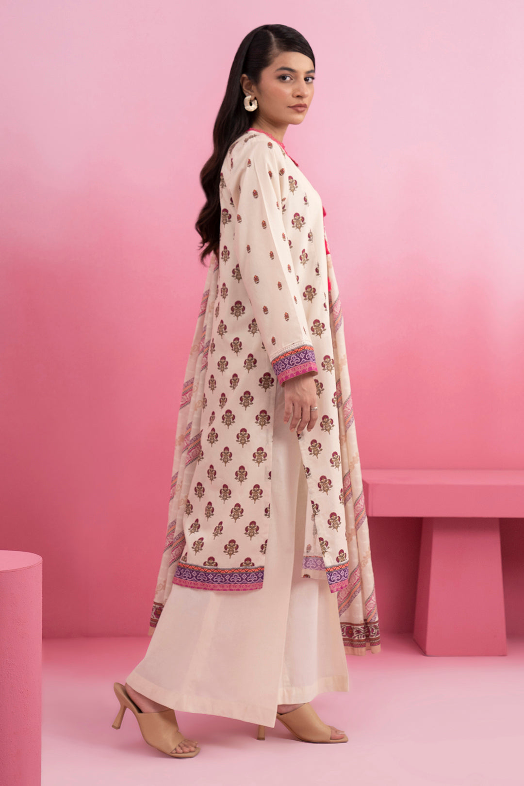 Embroidered Kurta Dupatta - 2820