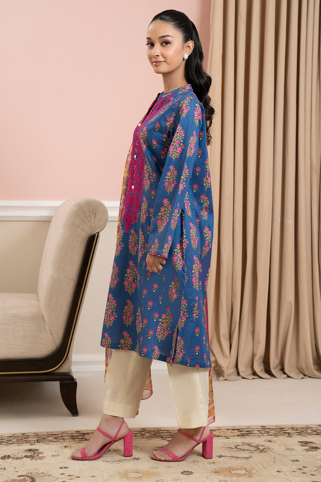 Embroidered Kurta Dupatta - 2880