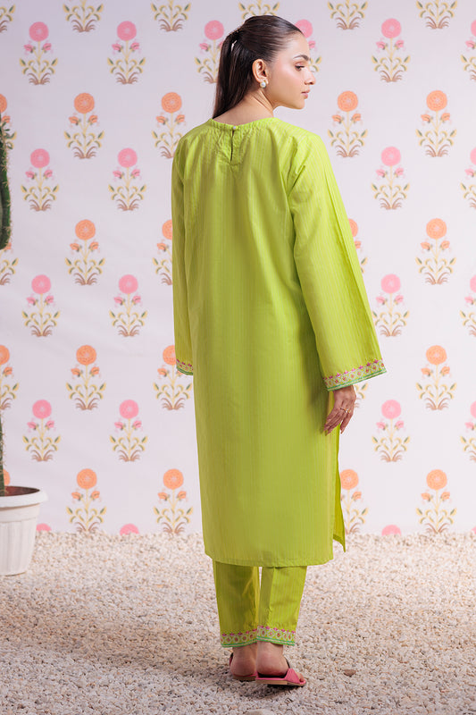 Embroidered Kurta Trouser - 2885