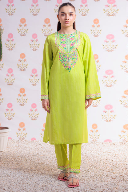 Embroidered Kurta Trouser - 2885