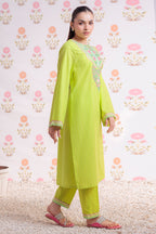 Embroidered Kurta Trouser - 2885