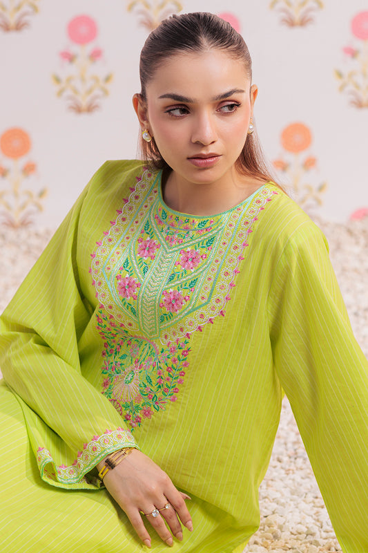 Embroidered Kurta Trouser - 2885