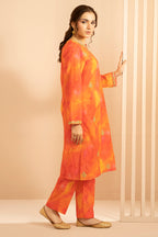 Embroidered Kurta Trouser - 2887