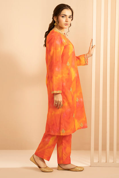 Embroidered Kurta Trouser - 2887