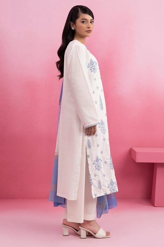 Embroidered Kurta Dupatta - 3211