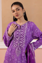 Embroidered Kurta Dupatta - 3212