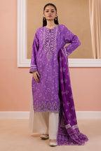Embroidered Kurta Dupatta - 3212
