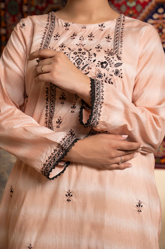 Embroidered Kurta Trouser - 3214