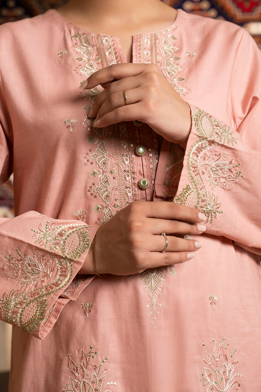 Embroidered Kurta Trouser - 3214