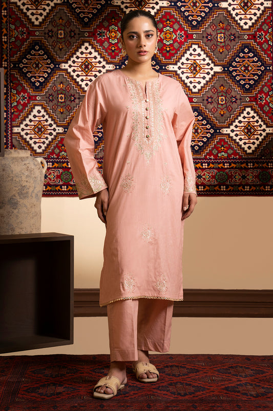 Embroidered Kurta Trouser - 3214