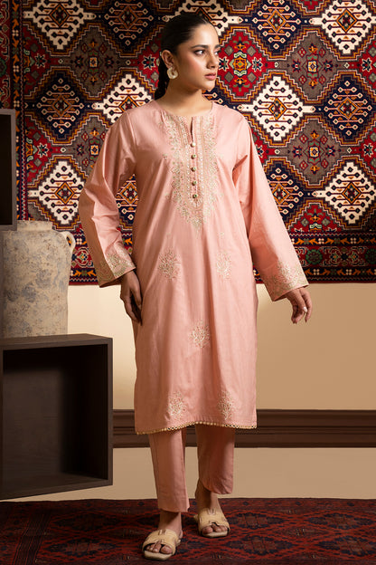 Embroidered Kurta Trouser - 3214