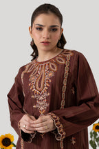 Embroidered Kurta Trouser - 3215