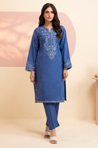 Embroidered Kurta Trouser - 3216