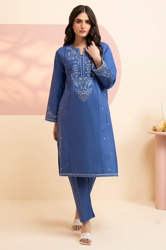 Embroidered Kurta Trouser - 3216