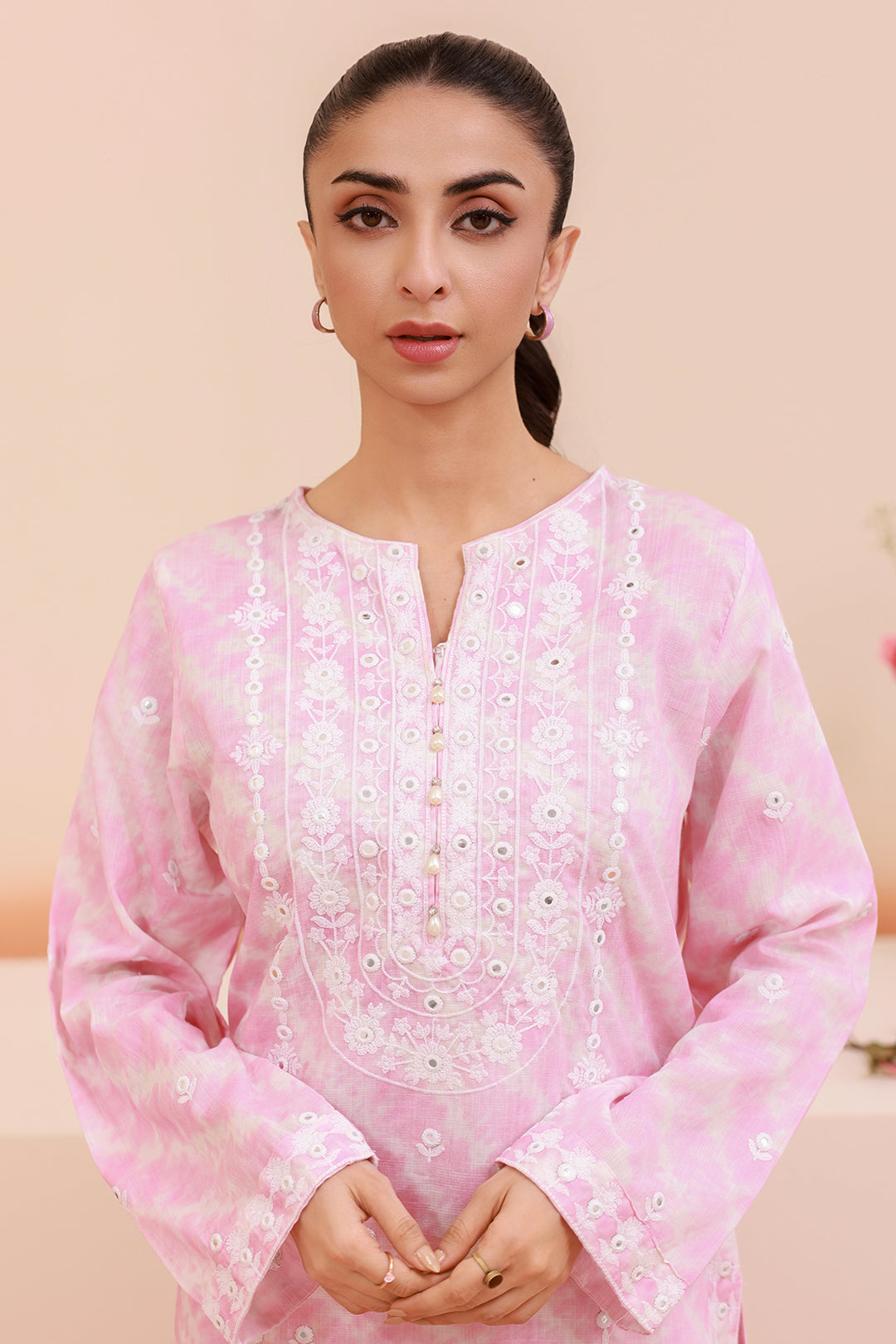 Embroidered Kurta Trouser - 3315