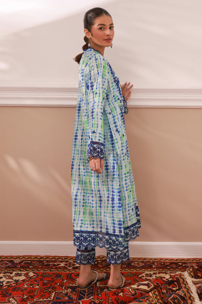 Embroidered Kurta Trouser - 3316