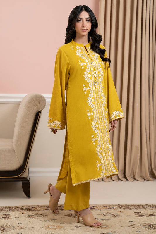Embroidered Kurta Trouser - 3317