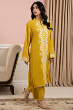 Embroidered Kurta Trouser - 3317