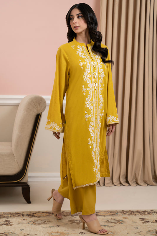 Embroidered Kurta Trouser - 3317