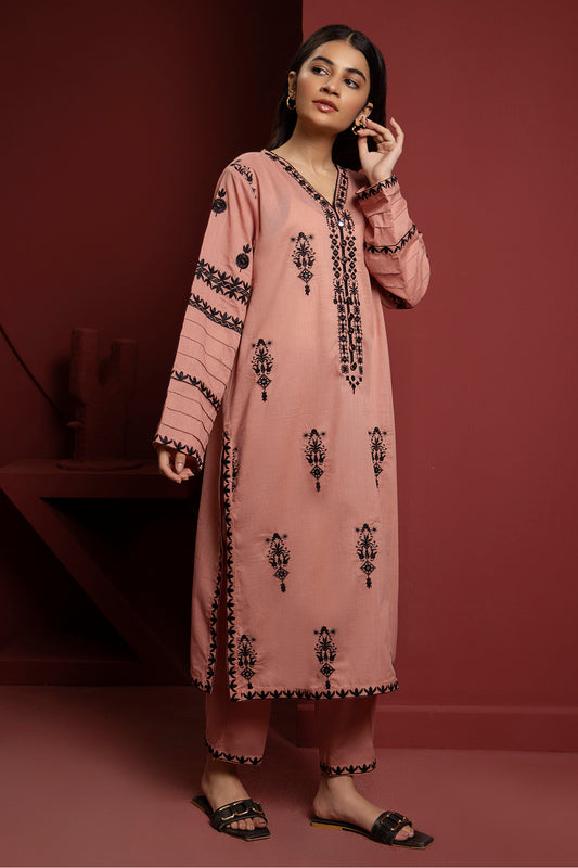 Embroidered Kurta Trouser - 3318