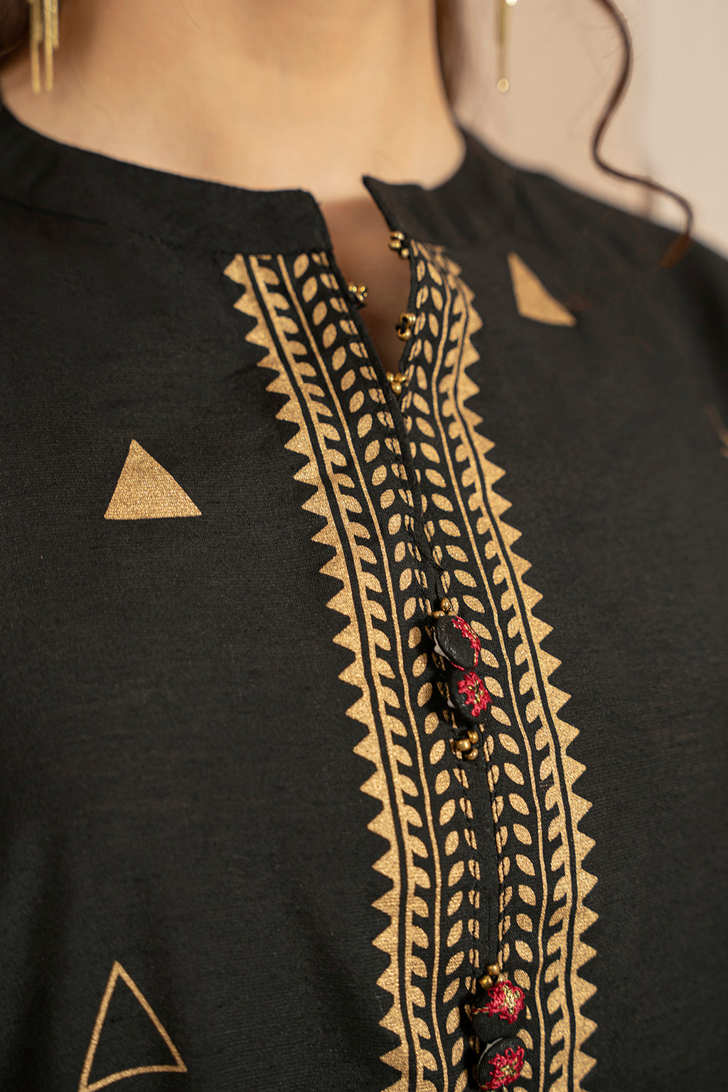 Embroidered Kurta Trouser - 3324