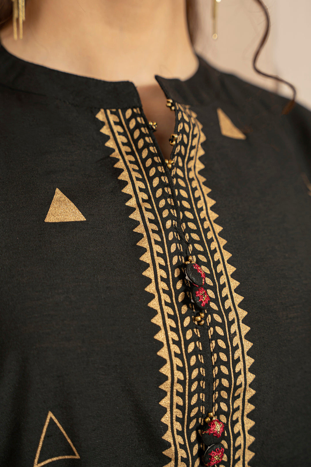 Embroidered Kurta Trouser - 3324