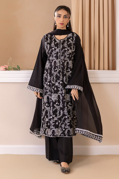 Embroidered Kurta Dupatta - 3326