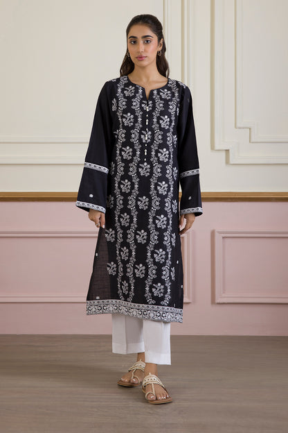 Embroidered Kurta Trouser - 3327