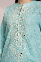Embroidered Kurta Trouser - 3329