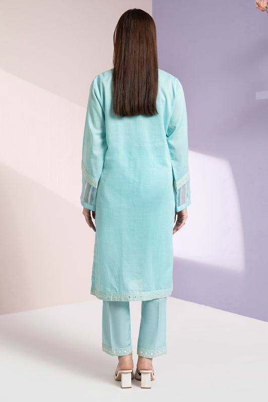 Embroidered Kurta Trouser - 3329