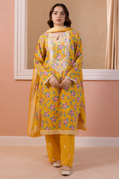 Embroidered Kurta Dupatta Trouser - 2807